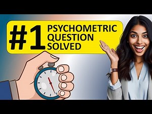 #1 Psychometric Test Question — Solved and Fully Explained!
