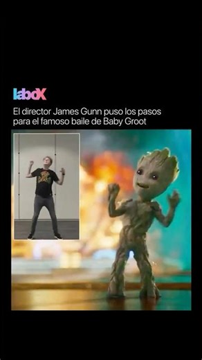Baby Groot bailando
