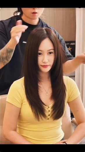 Trendy Layered Haircut Transformation 💇‍♀️✨ | Face Framing Layers for Long Hair #haircut #hairstyle