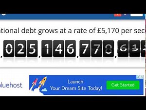 National Debt Clock UK - £5,170 per second!