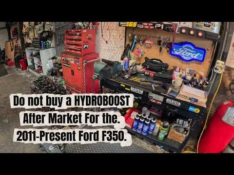 IMPORTANT INFO 2011- 2025 FORD F350 Cab Chasis HYDROBOOST BRAKES PROBLEMS DEATH WOBBLE FIX.
