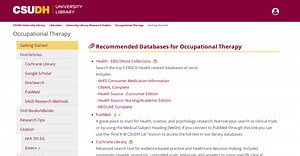 LibGuides: Occupational Therapy: OneSearch