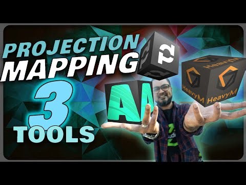3 best #PROJECTION #MAPPING software on ONE SET! | #Resolume #MadMapper #HeavyM