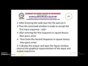 Circular Convolution through DFT and IDFT