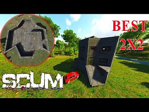 The Best 2x2 Base Design in SCUM - Scum Base Building 2022