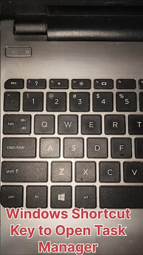 Windows Shortcut Key to Open Task Manager | Ctrl + Shift + Esc | Laptop or PC #taskmanager