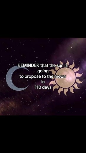 Sun Proposes to Moon: An Eclipse Love Story