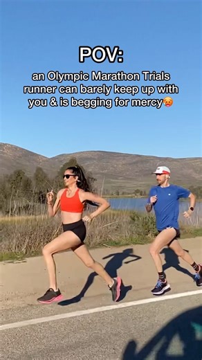 KIM | Running Coach • Tips • Training Plans on Instagram: "🚨CHANNELING THIS ENERGY FOR MY LONG RUN TONIGHT WHEN I WILL LEAVE HIM IN MY DUST PUSHING THE STROLLER😤 Just kidding @tunderface - always so grateful we make this a family affair and I have their support!🥹 🚫The worst thing I did for my running was to isolate myself. 🚫I spent years training like a lone wolf. I did it out of insecurity & as a response to “failing” at so many races. I literally didn’t want people to see me running, I di