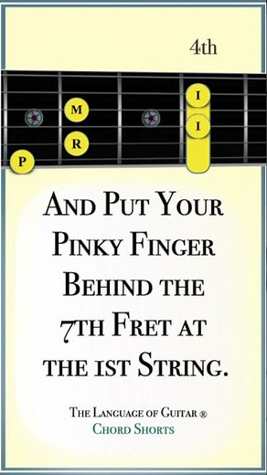 How to Play a C#7 Chord, Rob Bourassa's Chord Shorts #guitarlesson