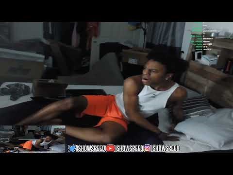 IShowspeed Jumpscares Himself During Sleep Stream
