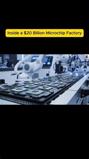 Inside a $20 Billion Microchip Factory: #oddlysatisfying #MicrochipManufacturing #howitsmade