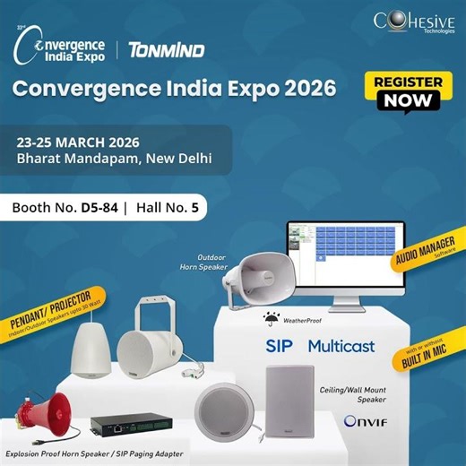 Our partner Cohesive Technologies will be exhibiting at Convergence India Expo 2026#ConvergenceIndia