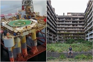 Incredible photos reveal world’s abandoned locations including Scots oil rig