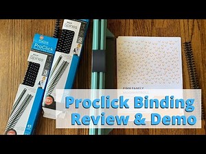 How to use the Proclick binding machine to bind curriculum (with Demo)