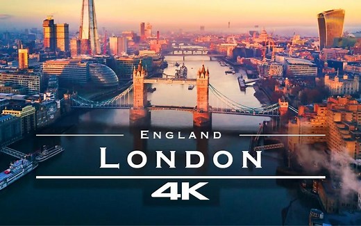 【4K航拍】英国伦敦 London, England 🇬🇧