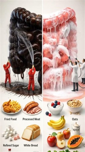 Intestine-Damaging Foods vs Gut-Healing Foods | Fix Your Digestive System #GutHealth#IntestineHealth