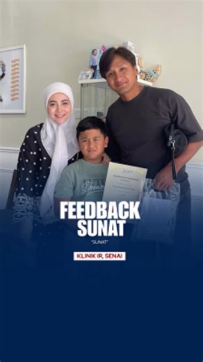 Terima kasih Tuan & Puan kerana kongsi pengalaman bersunat anak di Klinik IR, Senai Ibu Ayah tengah cari tempat sunat yang selesa, selamat dan mesra kanak-kanak? Jom ke Klinik IR, Senai, pengalaman sunat laser tanpa stres untuk anak anda! ✨ ✅ Tukang sunat yang berpengalaman ✅ Kaedah laser ✅ Sunat sambil layan VR / Controller / Car Racing Simulator ✅ Ruang rawatan selesa untuk anak & keluarga ✅ Proses pantas & penjagaan lepas sunat yang mudah Ramai ibu bapa puas hati dengan servis kami! 🌟 Slot a