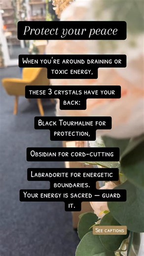 Crystal Shop Halifax | UK Crystal Shop | Live Crystal Sales on Instagram: "Here are 3 powerful crystals to help protect your energy and create strong boundaries when dealing with toxic people: ⸻ 🛡️ 1. Black Tourmaline — The Ultimate Energy Shield Best for: Protection, grounding, deflecting negative vibes Why: Black Tourmaline absorbs and neutralizes toxic energy before it reaches your field. It’s like wearing an energetic forcefield. How to use: • Carry it in your pocket when you’re around drai