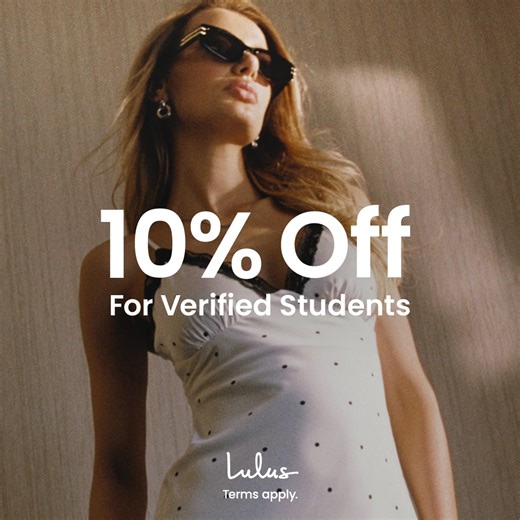 Students get 10% off sitewide. Terms Apply. | Lulus