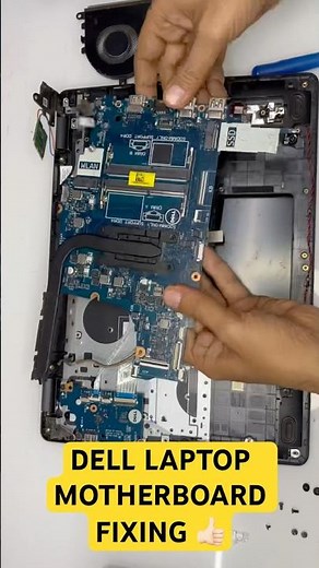 Dell laptop motherboard fixing 👍🏻 #laptop #delllaptop #laptoprepair
