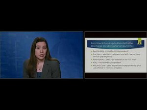 Case Presentation: Rehabilitation after Below the Knee Amputation