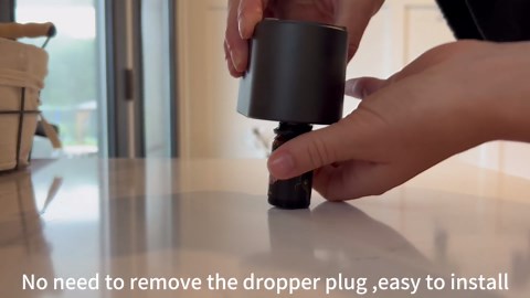 Waterless Diffuser for Essential Oil Nebulizer, Mini Scent Air Machine, Aromatherapy Atomizing Diffuser, 3 Mist Modes, Cycle Start for Bedroom, Home, Office 160 sq. ft Scent Black