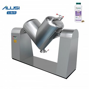 [Hot Item] Automatic V Type Powder Mixer Washing Powder Mixing Machine Flour Protein Powder Making Machine