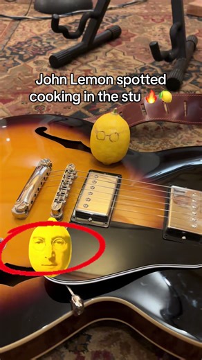 Hopefully it’s not the first song of his 1972 album😬 #thebeatles #johnlennon #rock #lemon #fyp