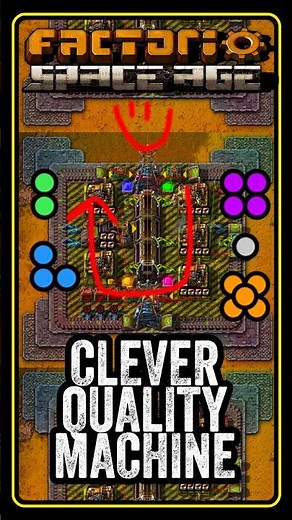 The best quality machine design in Factorio #factorio #gaming