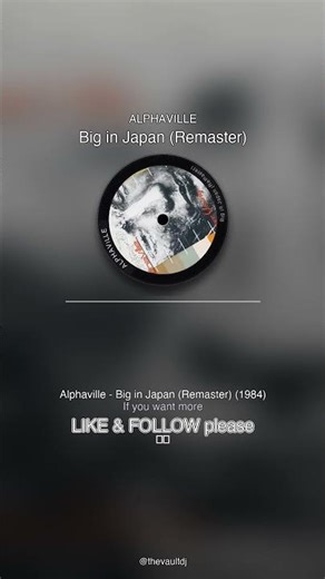 Alphaville - Big in Japan (Remaster) (1984) #80smusic #forgottenmusic