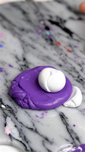 Mixing Purple and White 💜⚪️ #satisfying #relaxing #relax #shorts #trending #shorts #reels #art