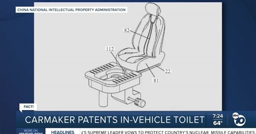 Fact or Fiction: Carmaker looking to create in-vehicle toilet?