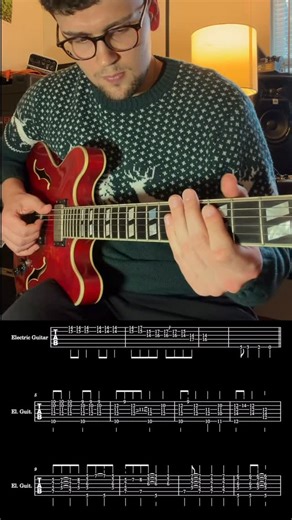 George Collins on Instagram: "Jingle Bell Rock TAB! - I tried my best to reply but I got over 500 DMs asking for the tabs  so here they are! If you learn it Tag me in a video and I’ll repost! - #jinglebellrocktab #jinglebellrock #christmas #guitarist #reels #cover #guitar #eastman"