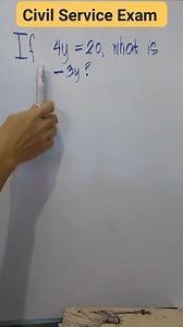 #civilserviceexam #cscexam #numericalreasoning #mathproblems #cscreviewer #equation | Civil Service Exam Quick Review