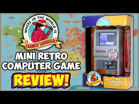 Where In The World Is Carmen Sandiego Classic Computer Game Handheld! REVIEW