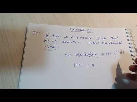 Determanents,ch-6, class -12th, ex-6A, Q-1 Rs aggarwal, #maths#india