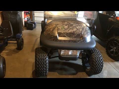 Changing the gas filter, air filter and oil change. Club Car