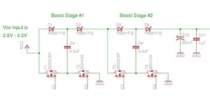 A Switched Capacitor Boost Converter from Discrete Components