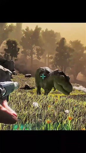 😱⚡T-Rex Fight #trex #giga #arksurvivalascended #arksurvivalevolved #dinosaurattack