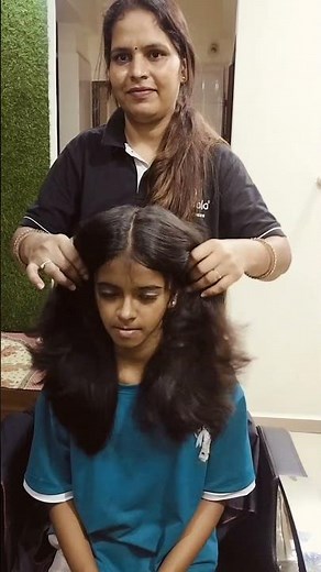 🎀 Best Haircut for School Girls ✂️ | Easy & Cute Hairstyle Tutorial 💇‍♀️✨ #shorts #haircut