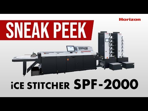 iCE STITCHER SPF-2000 | Horizon Sneak Peek