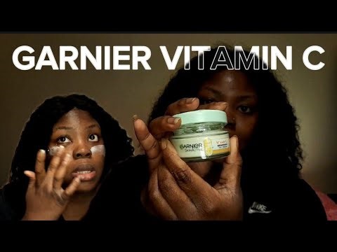 Using Garnier Vitamin C Face Cream 🍊 | Honest Review & Results