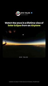 Solar Eclipse from an AIRPLANE 😳✈️🌘