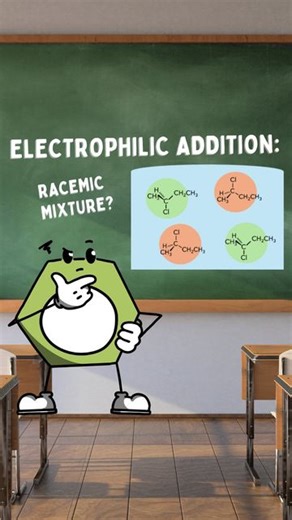 Sean | A Level Chemistry Tutor 🇸🇬 | Why does a racemic mixture form sometimes during an electrophilic addition? Today, we have @realdonaldtrump and @barackobama explain to... | Instagram