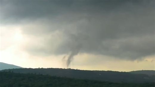 WATCH: Funnel cloud forms in NH as storms down trees, spark house fire