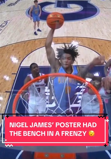 Incredible Dunk by Marquette Freshman Nigel James