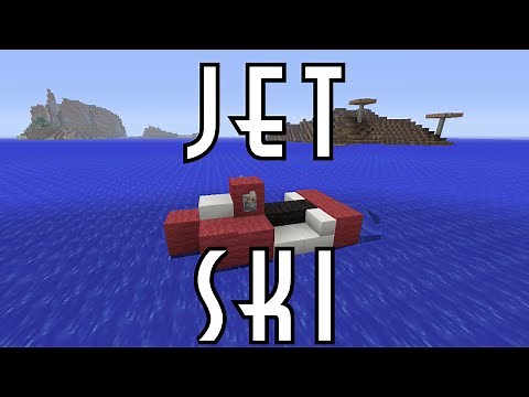 Minecraft Vehicle Tutorial - JET SKI