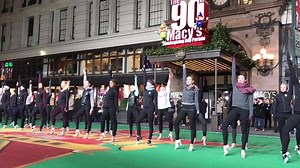The Rockettes are ready for the #MacysParade! How about you? 🎈👯👯👯👯👯🎈 social.macys.com/parade/ | Macy's