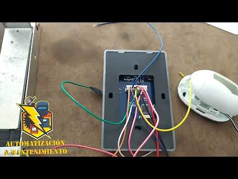 cómo instalar - conectar un control de acceso con cerradura eléctrica / electroiman.