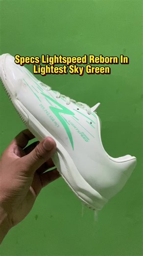 Specs Lightspeed Reborn: Sky Green Futsal Shoes